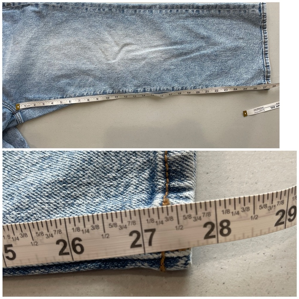 Torrid High Rise Baggy Straight leg high rise denim jeans size 14 short modest - Picture 5 of 13